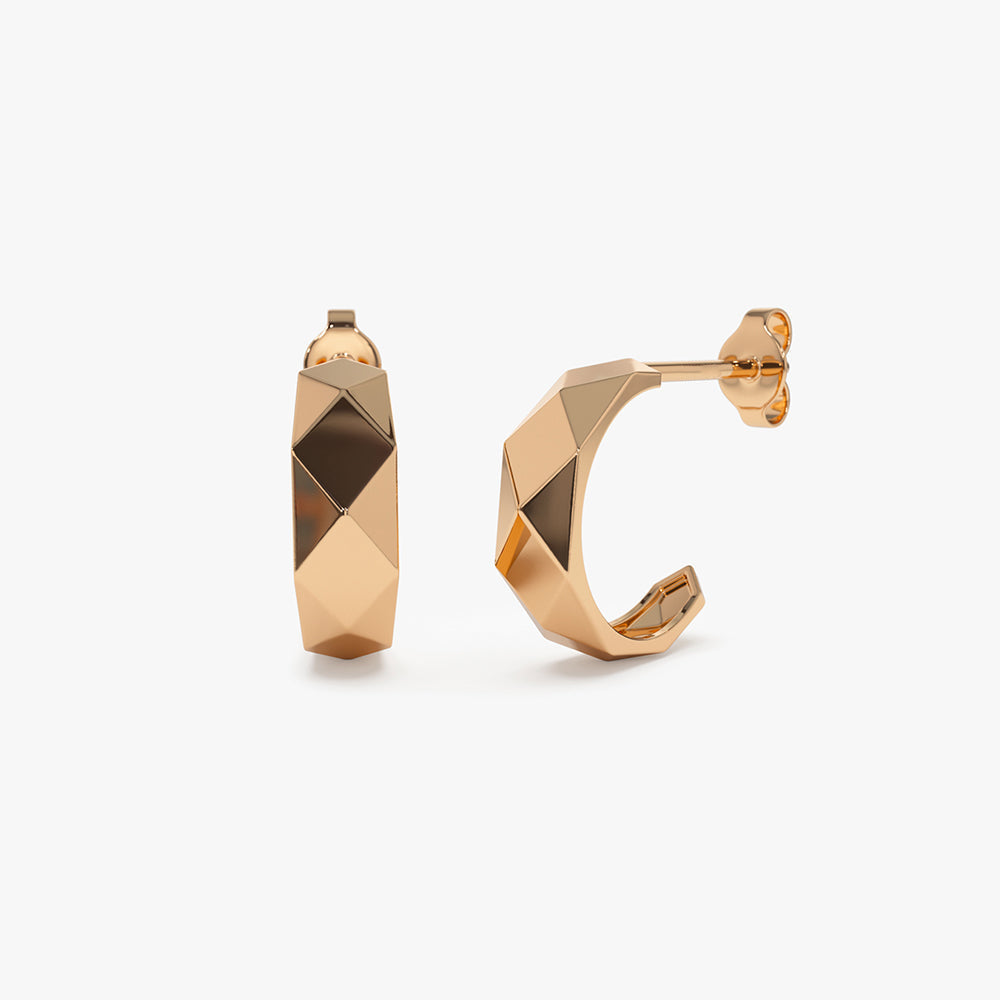 14k Gold Statement Earring - Geum Jewels