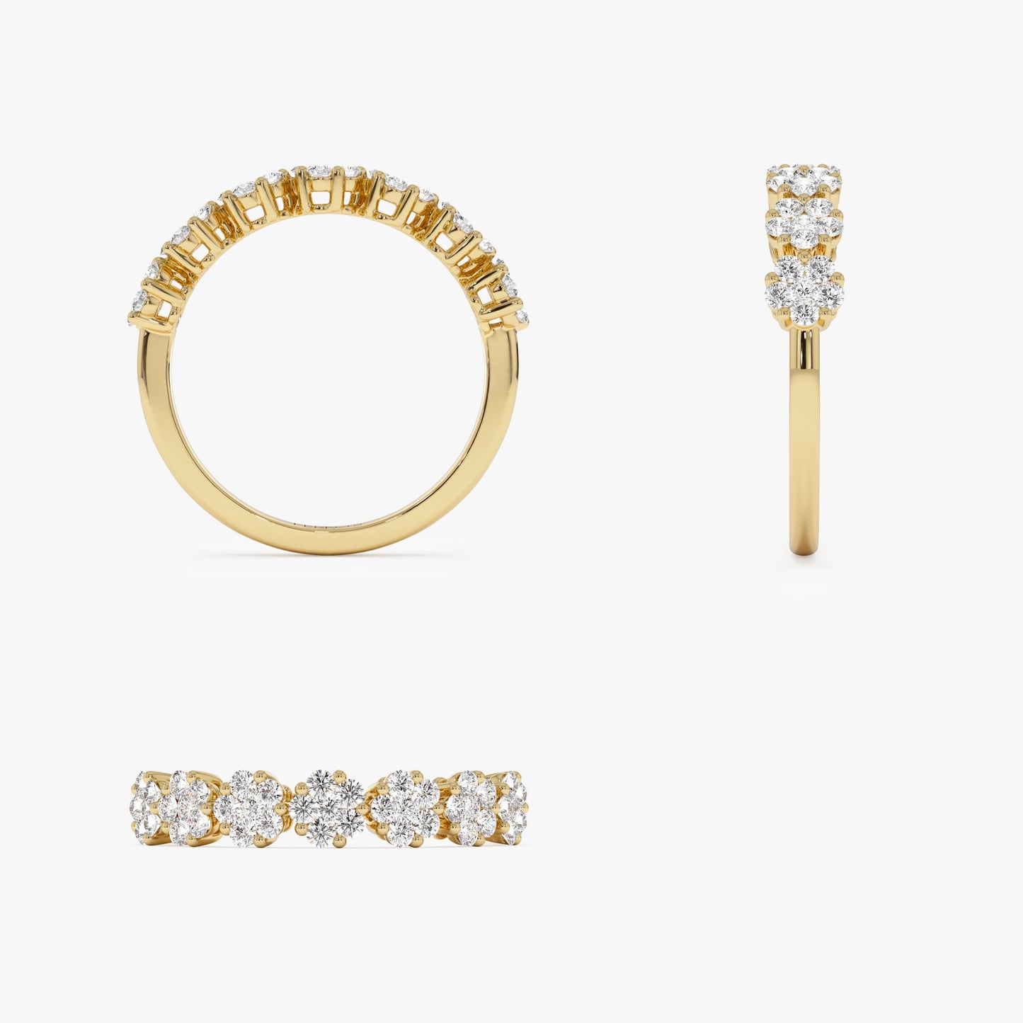 14k 0.50 ctw Illusion Setting Wedding Ring
