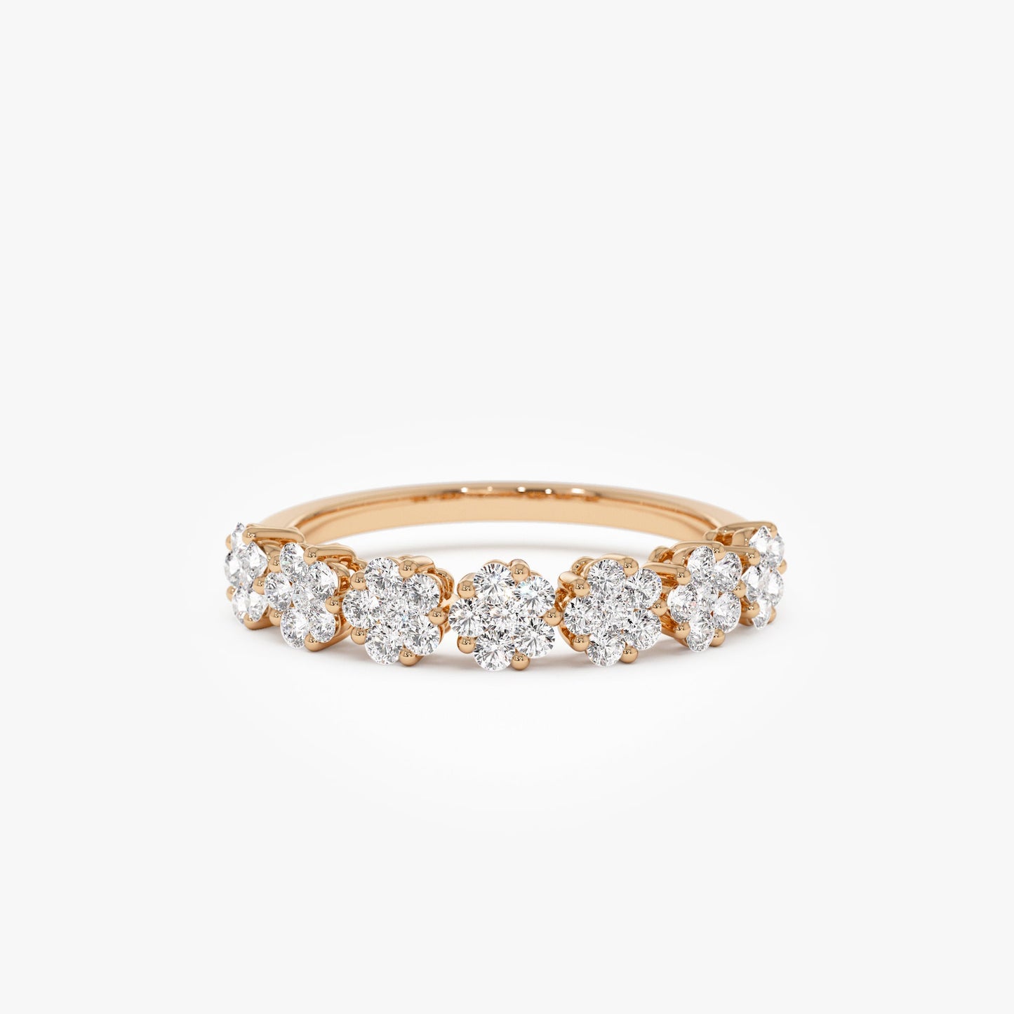 14k 0.50 ctw Illusion Setting Wedding Ring - Geum Jewels