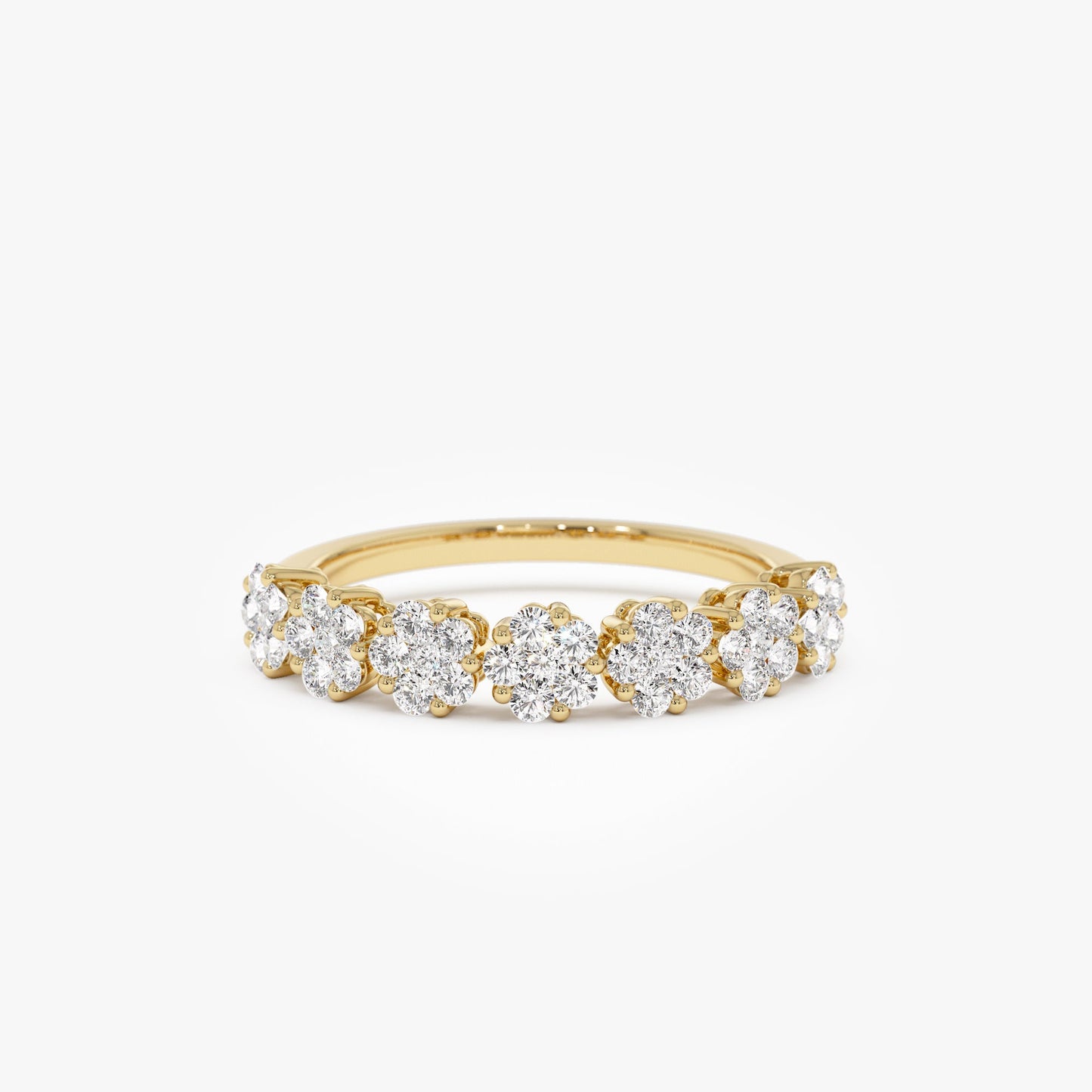 14k 0.50 ctw Illusion Setting Wedding Ring - Geum Jewels