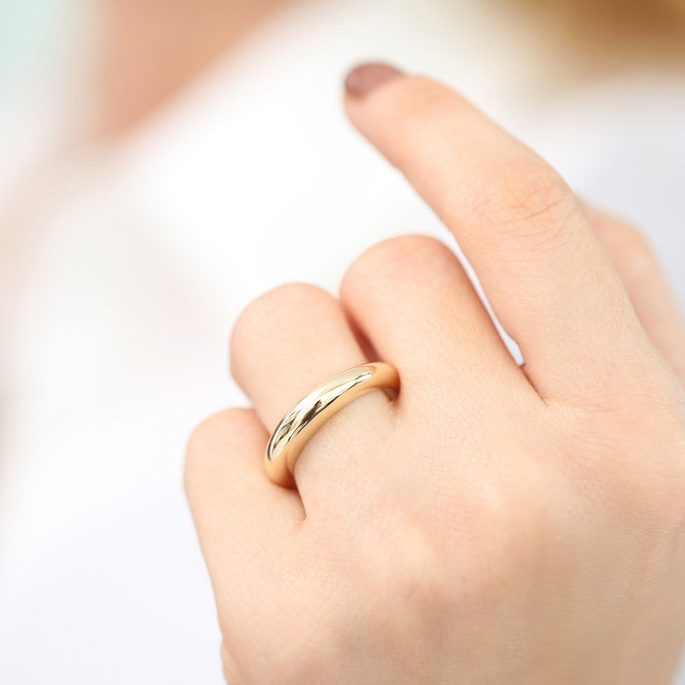 14k Chunky Dome Ring
