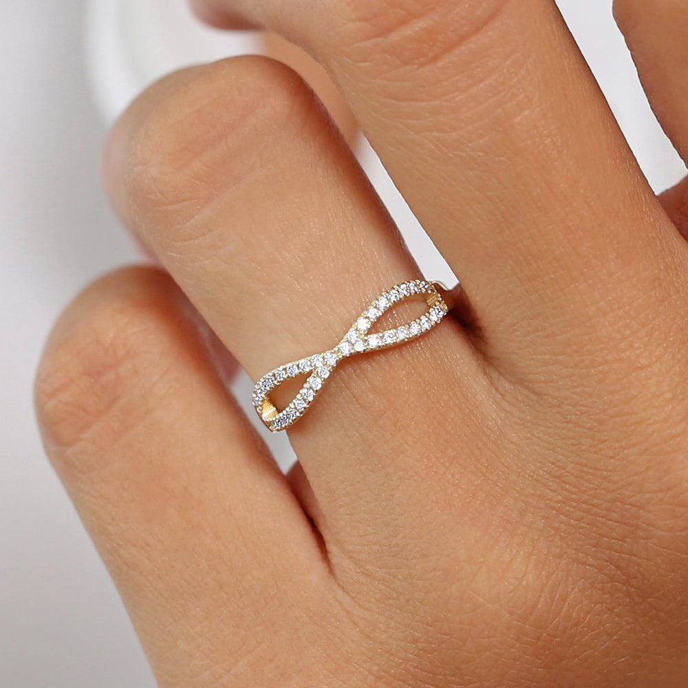 14K Gold Eternity Diamond Wedding Band