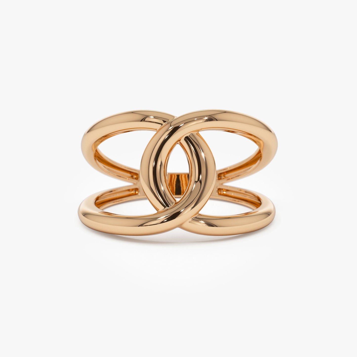 14k Gold Infinity Knot Ring - Geum Jewels