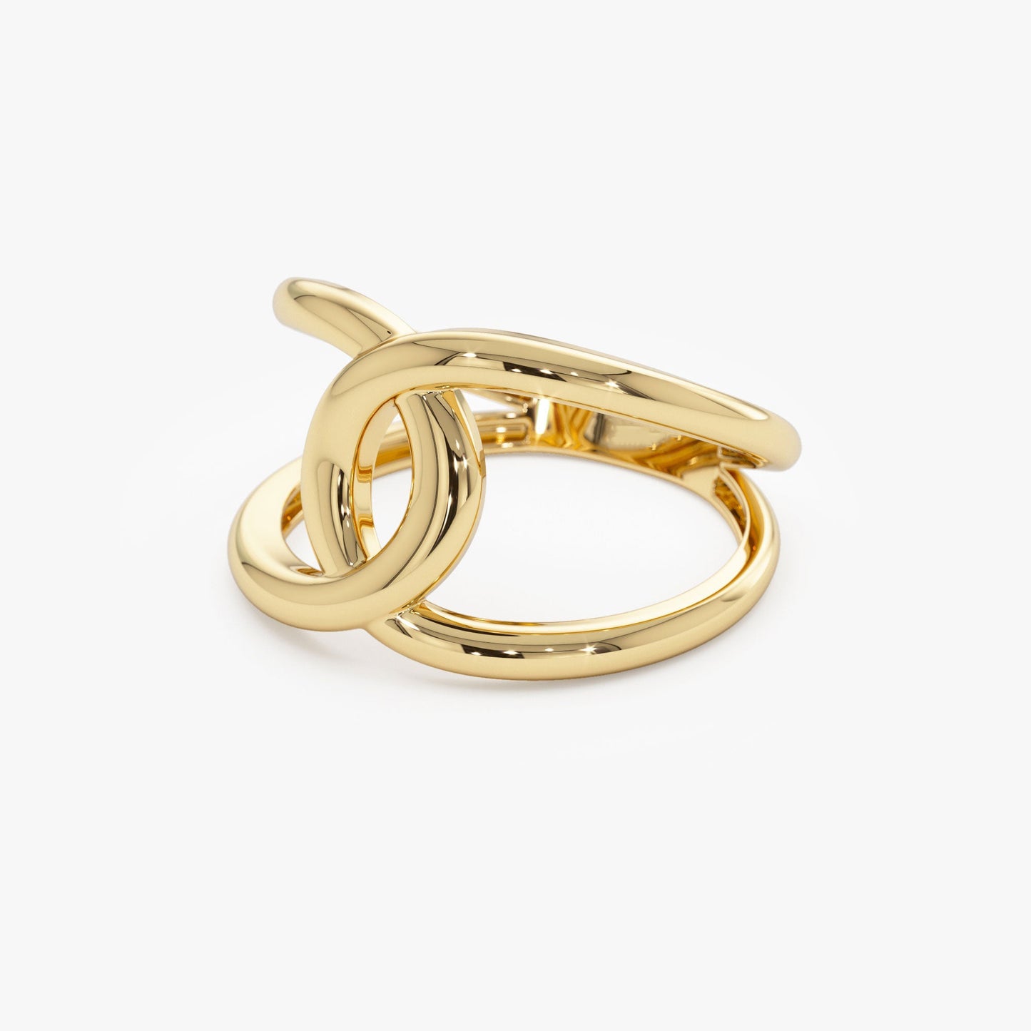 14k Gold Infinity Knot Ring - Geum Jewels
