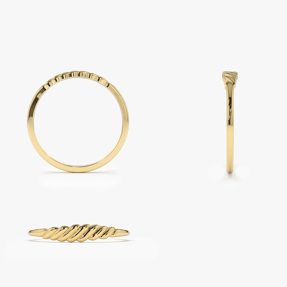 14k Gold Pluto Ring