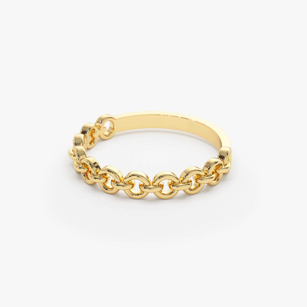 14K Gold Stackable Dainty Ring - Geum Jewels