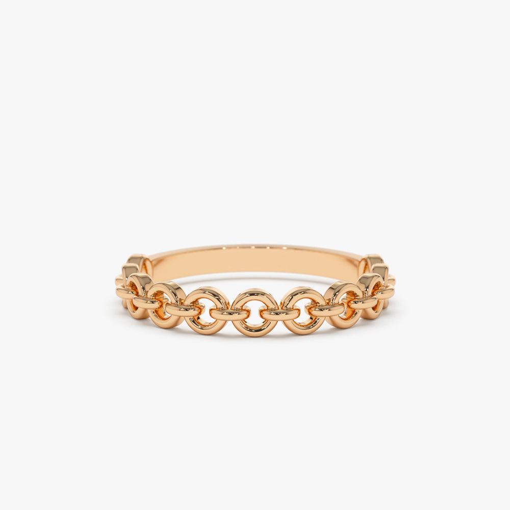 14K Gold Stackable Dainty Ring - Geum Jewels
