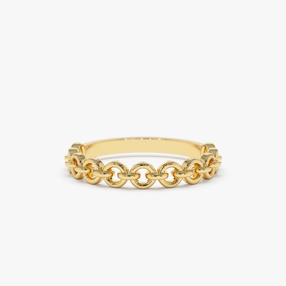 14K Gold Stackable Dainty Ring - Geum Jewels