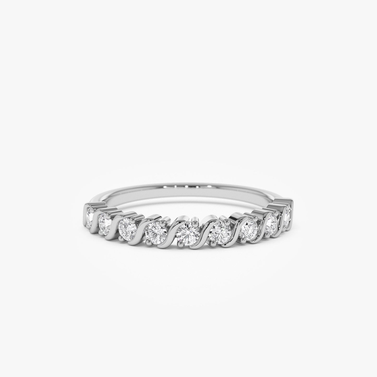 14K Gold Womens Diamond Wedding Ring - Geum Jewels