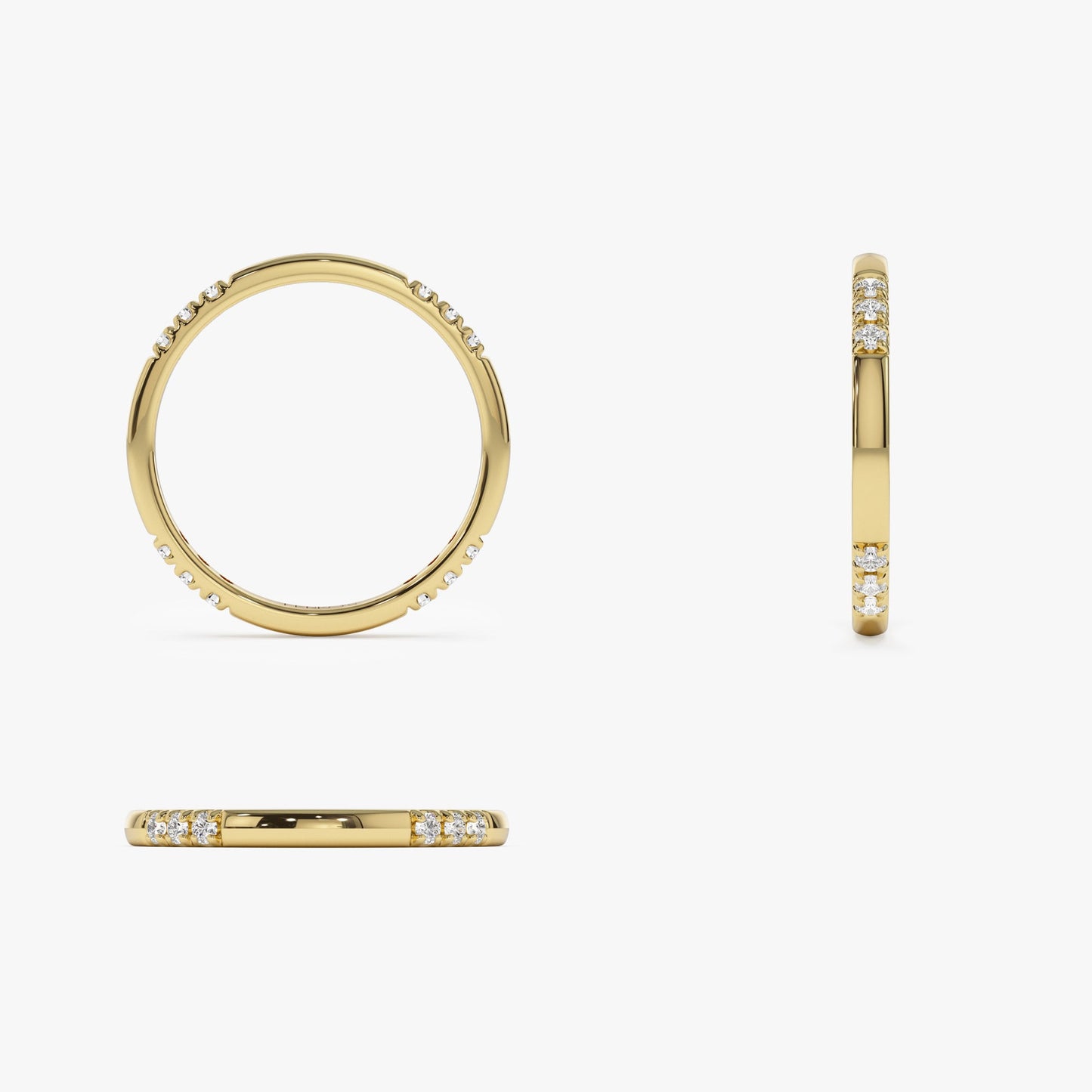 14k Multi Station Diamond Eternity Ring