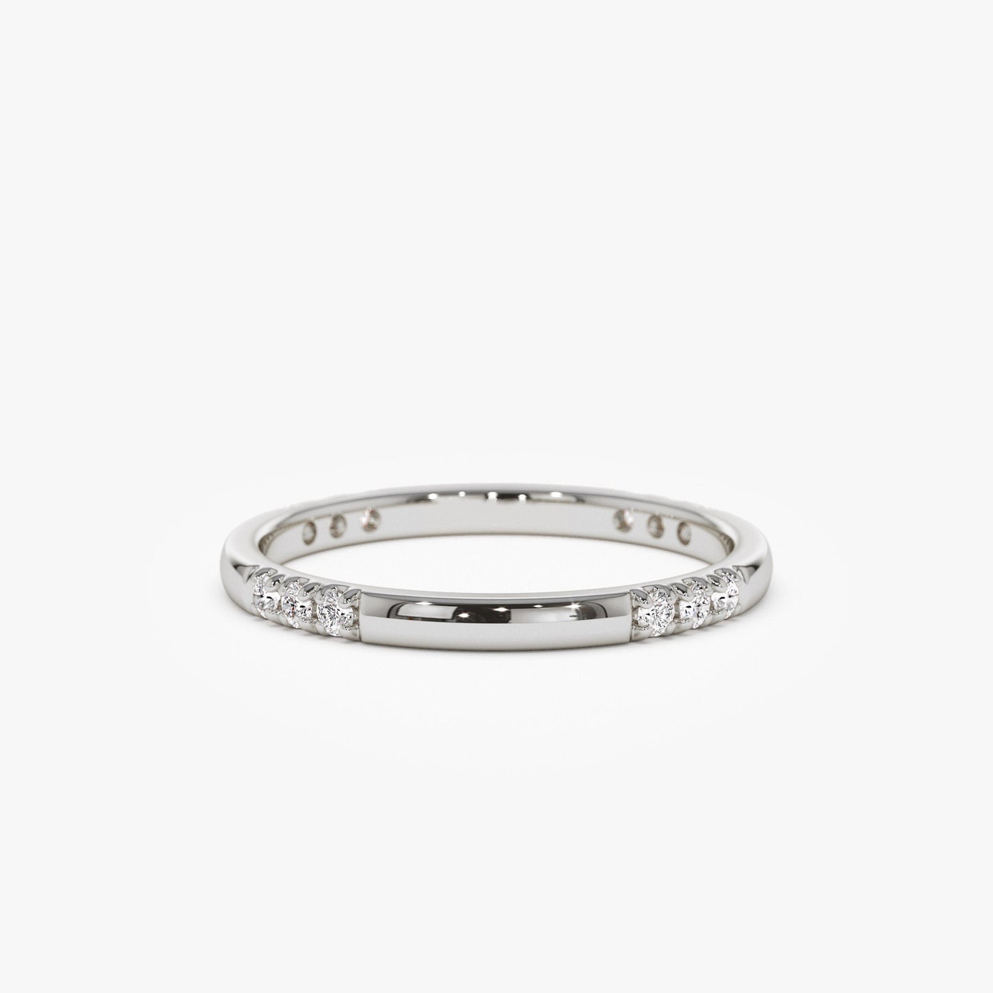 14k Multi Station Diamond Eternity Ring - Geum Jewels