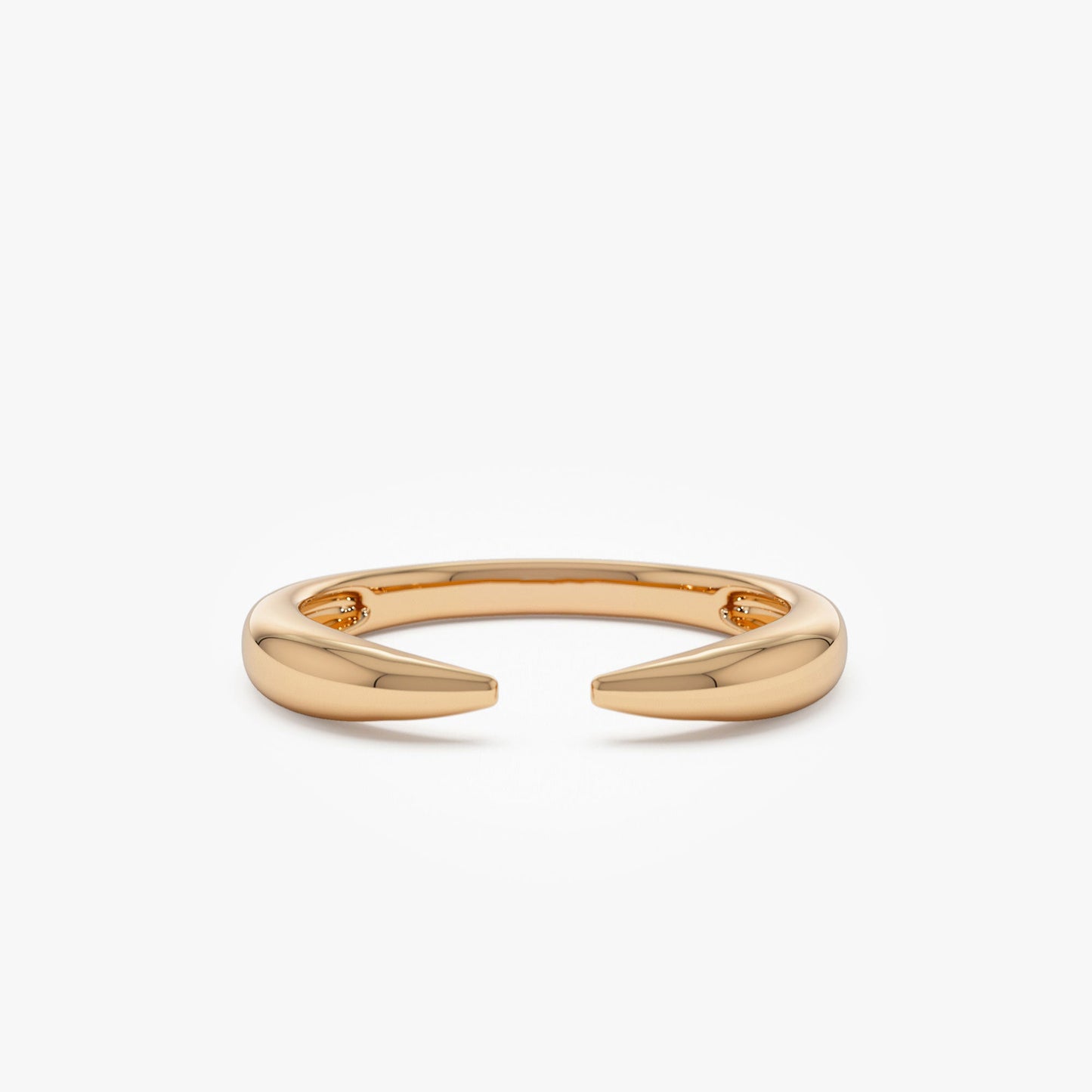 14K Open Claw Cuff Ring For Women - Geum Jewels