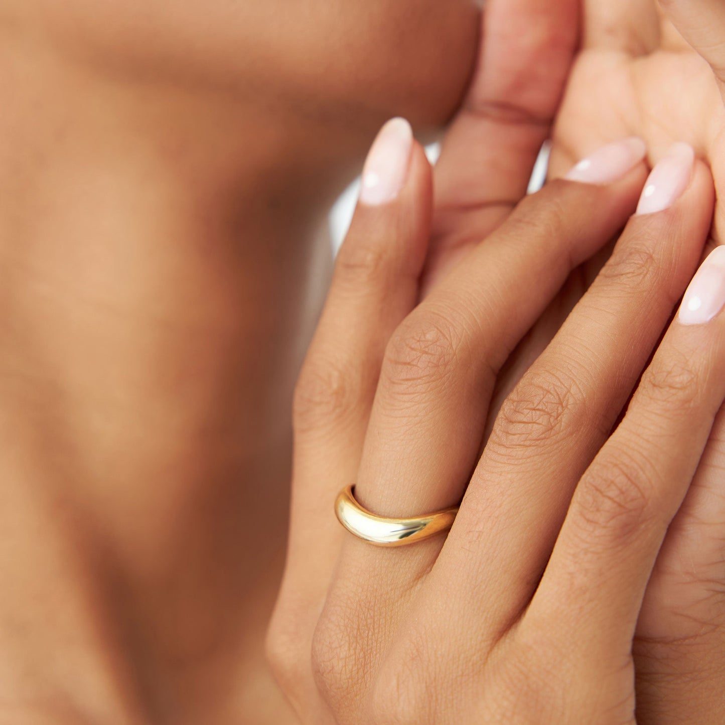 14k Unique Amorphic Shaped Figure Ring