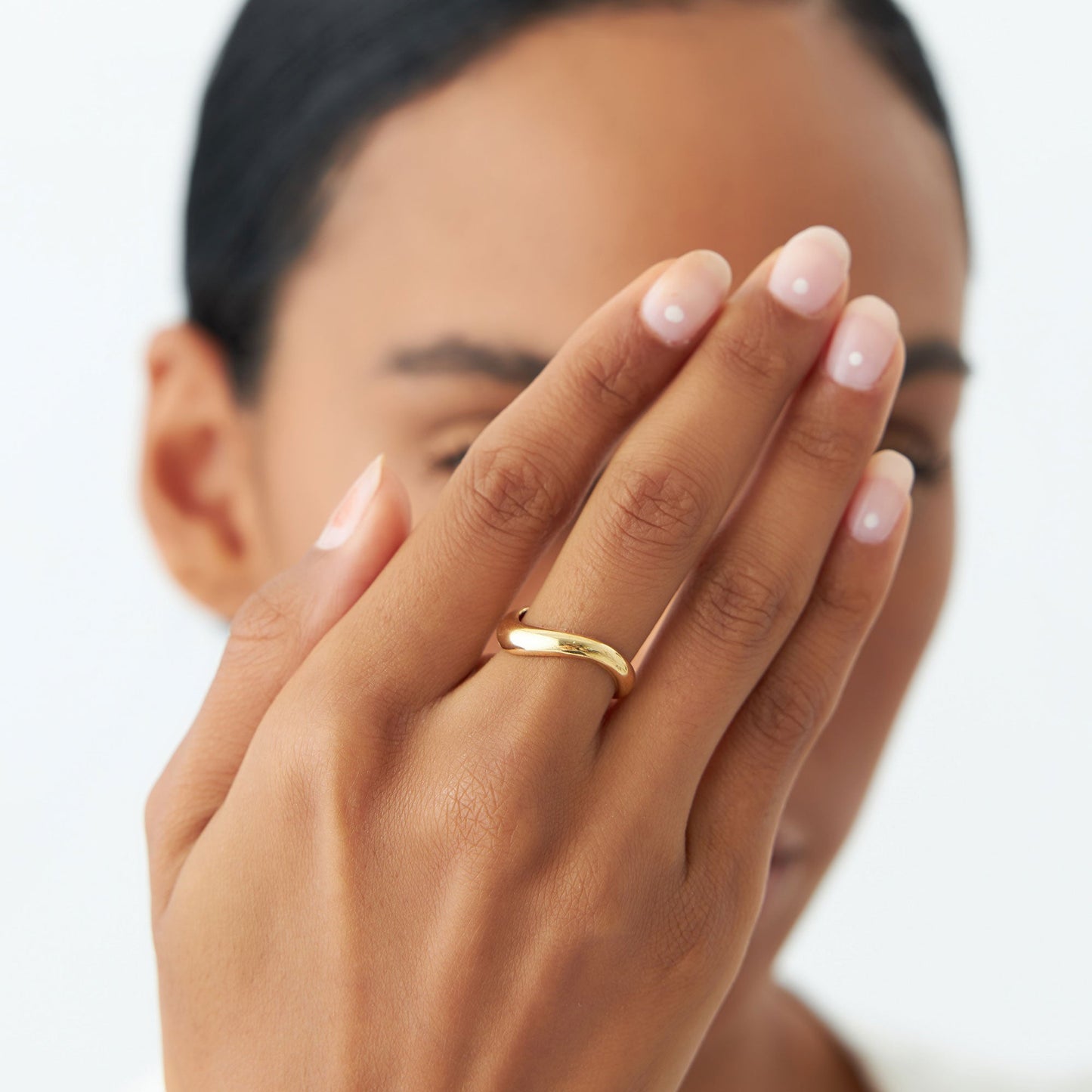 14k Unique Amorphic Shaped Figure Ring