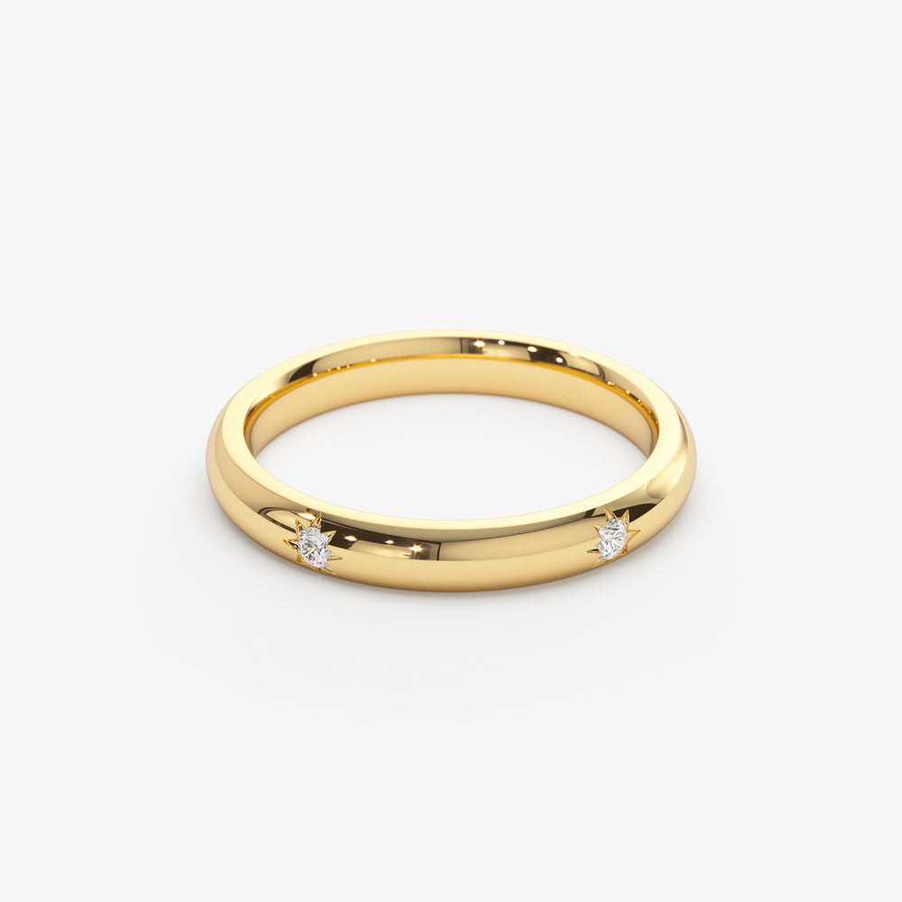 Star Setting Full Eternity Diamond Ring in 14k - Geum Jewels