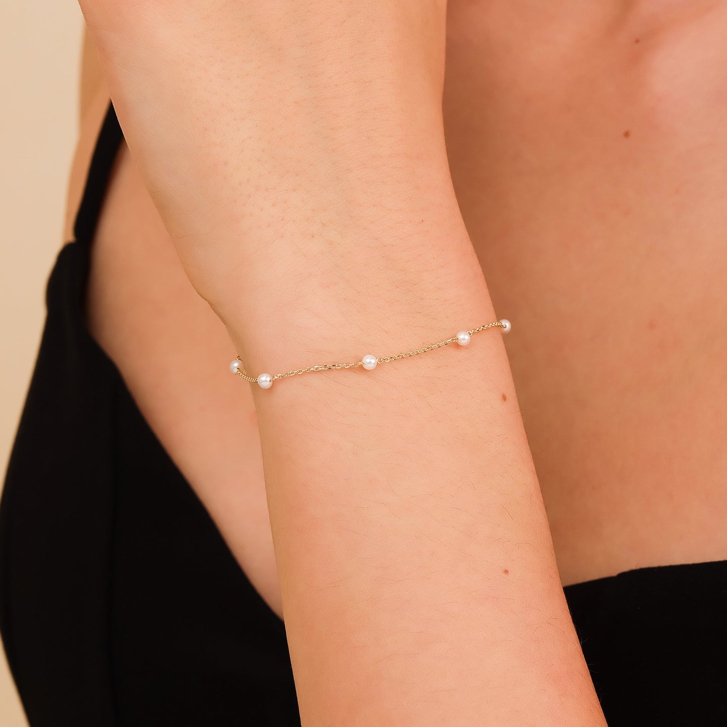 Pearl Station Bracelet, Perla