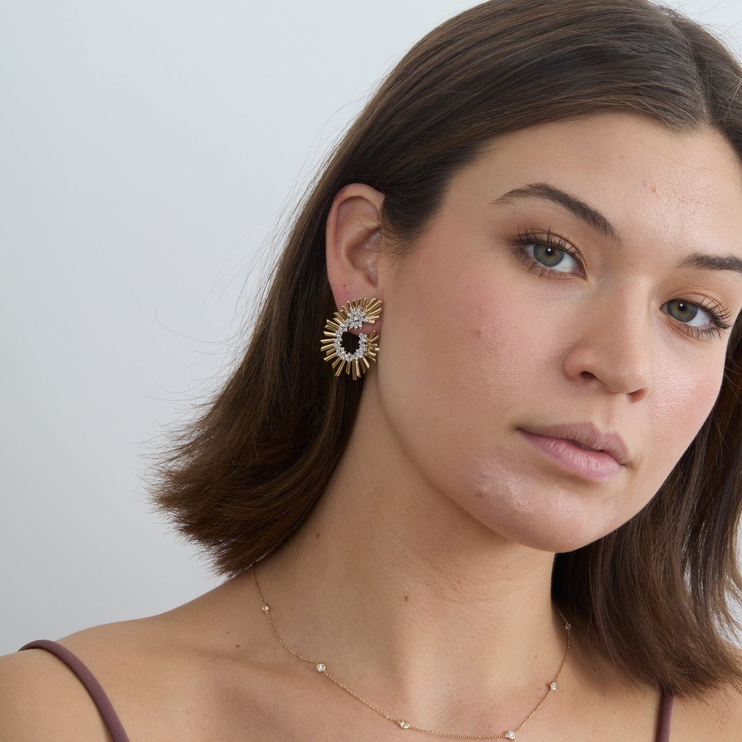 Diamond Statement Earrings, Palomo - Geum Jewels