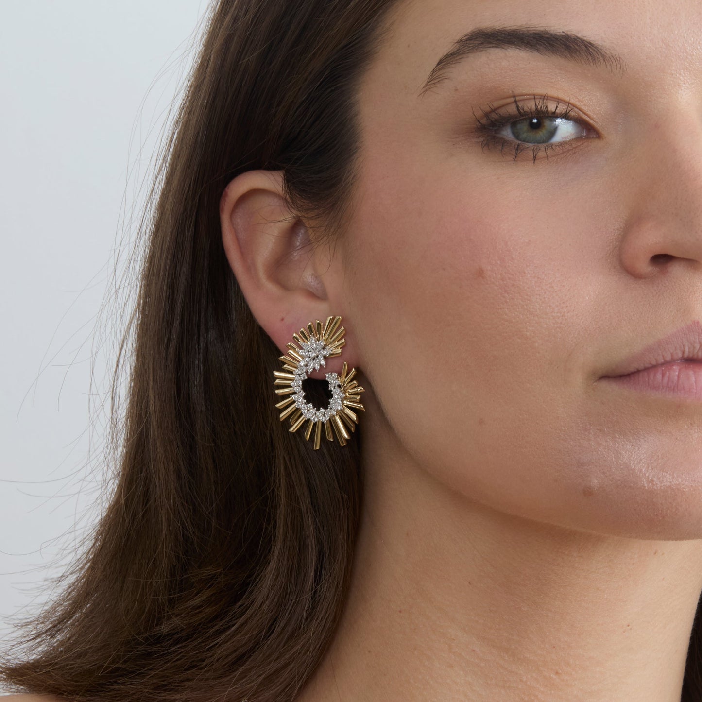 Diamond Statement Earrings, Palomo - Geum Jewels