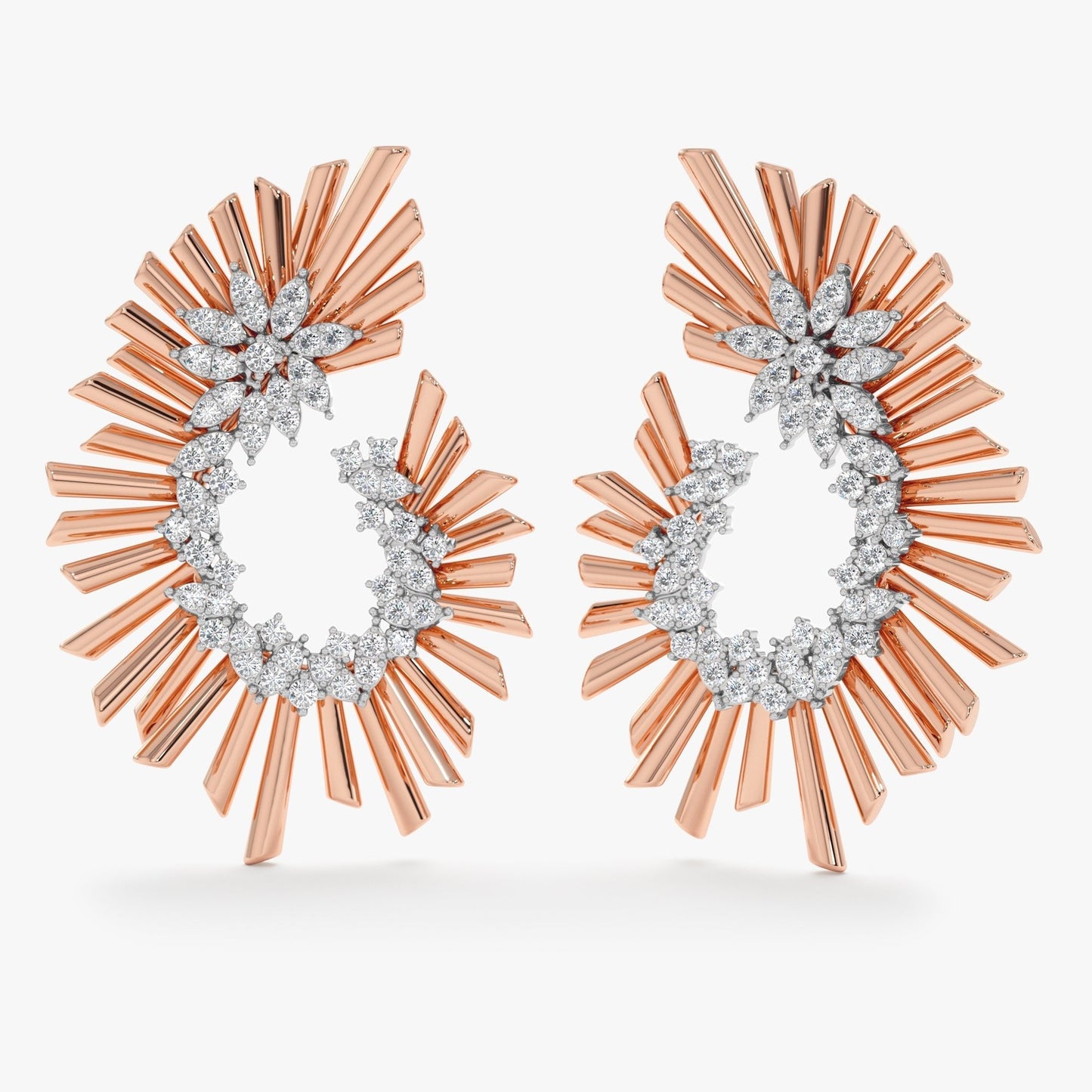 Diamond Statement Earrings, Palomo - Geum Jewels