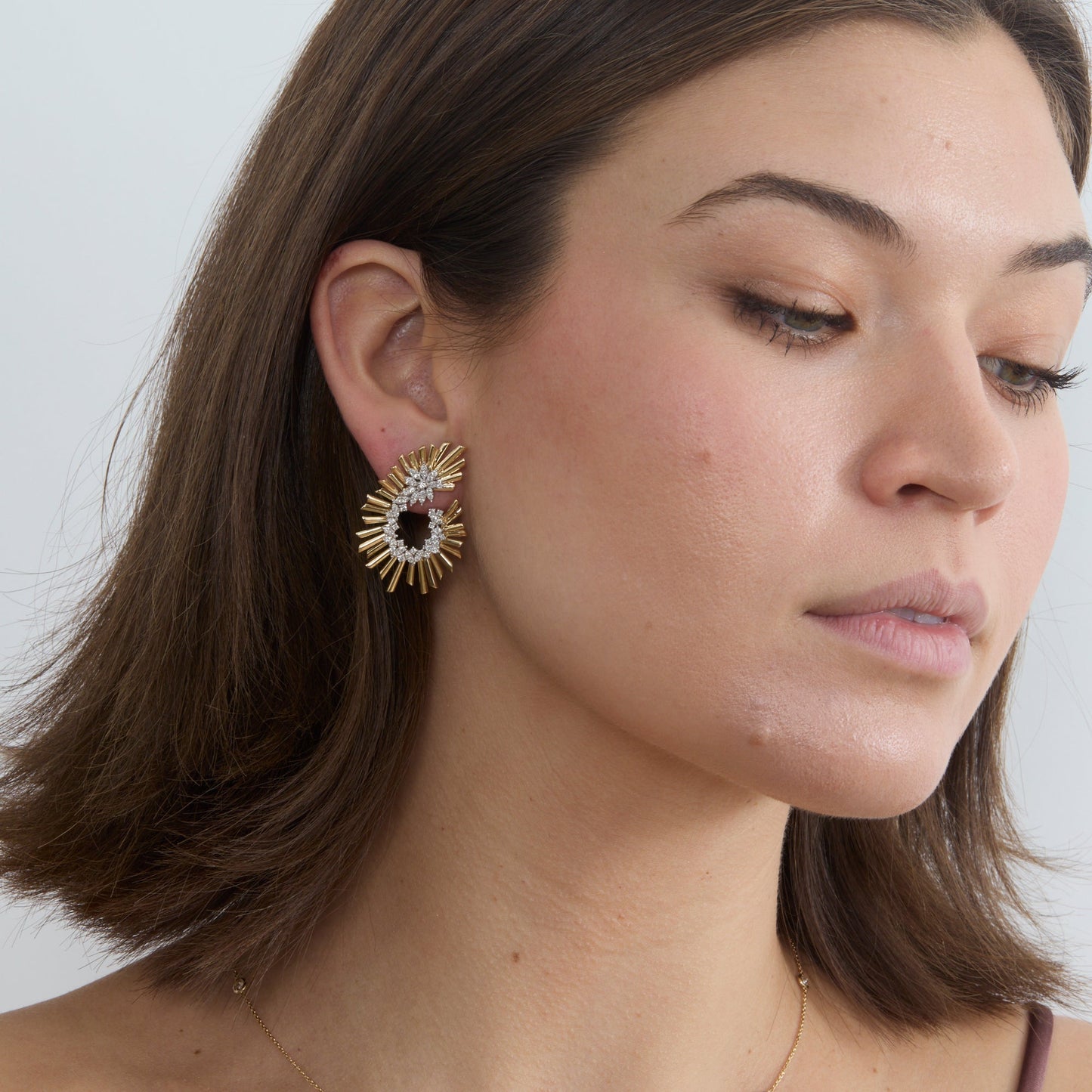 Diamond Statement Earrings, Palomo - Geum Jewels