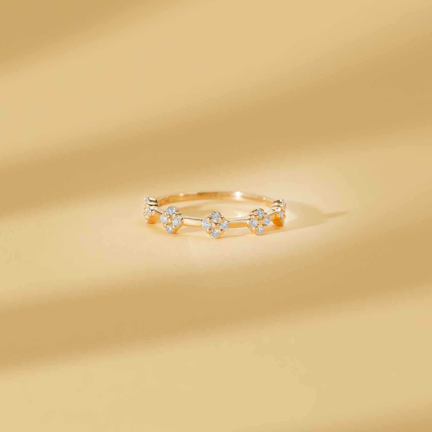 Diamond Multi Clover Ring, Emersyn