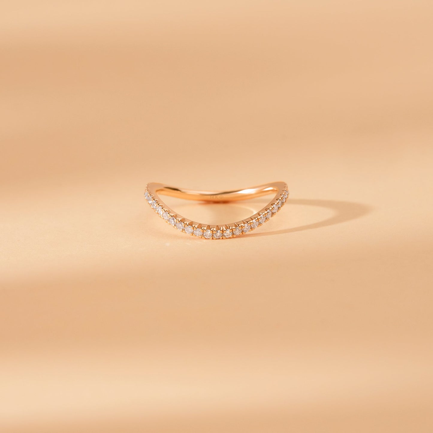 Diamond Wave Eternity Ring, Charmaine