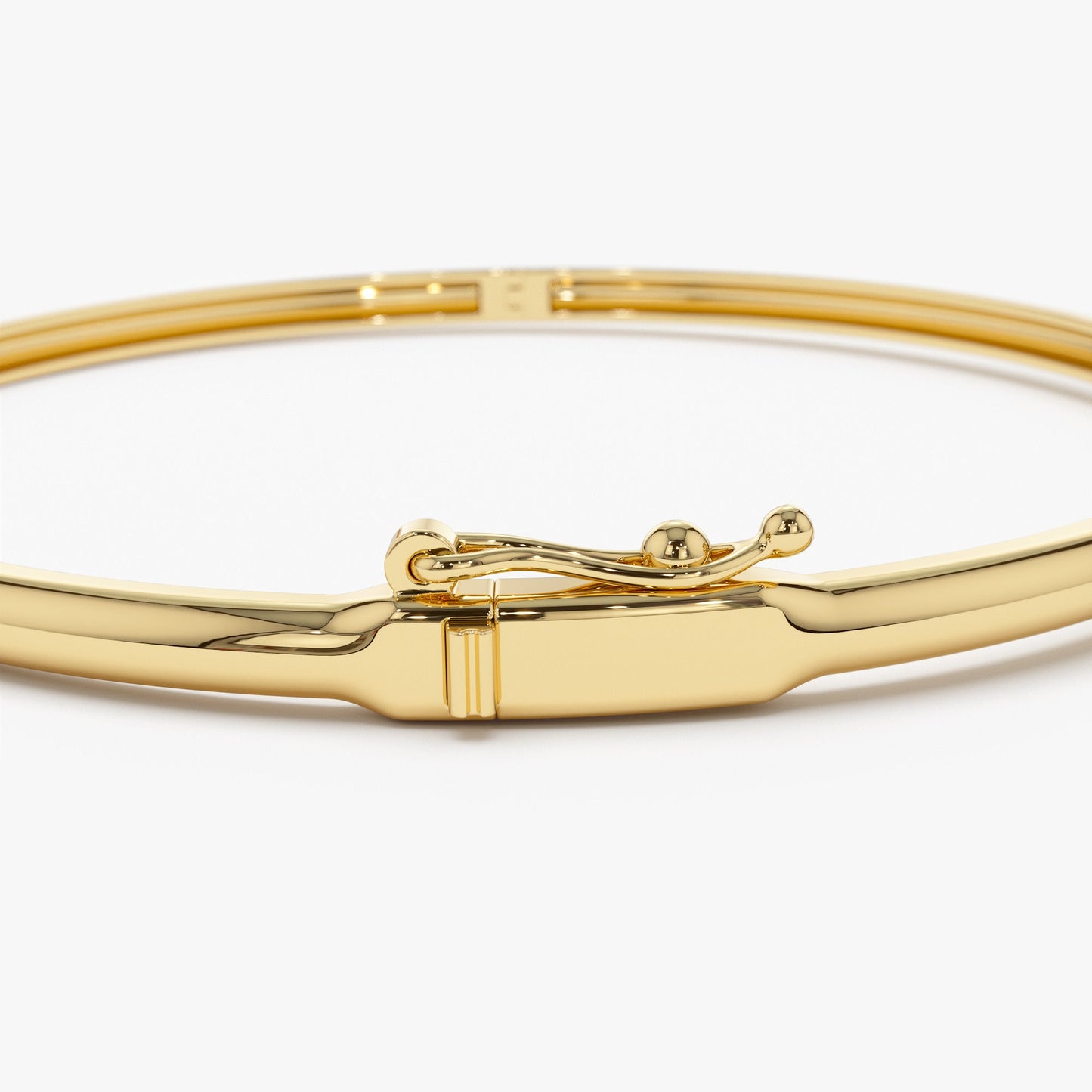 14k Solitaire Diamond Bangle Bracelet 0.10 - 0.30 ctw