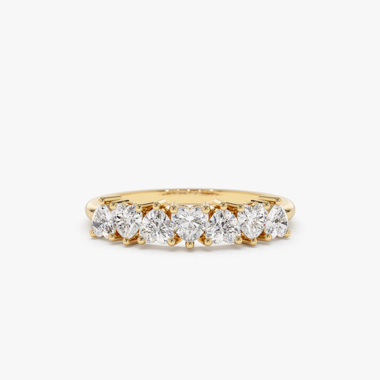 14k Heart Shape Up Down Prong Setting Diamond Ring - Geum Jewels