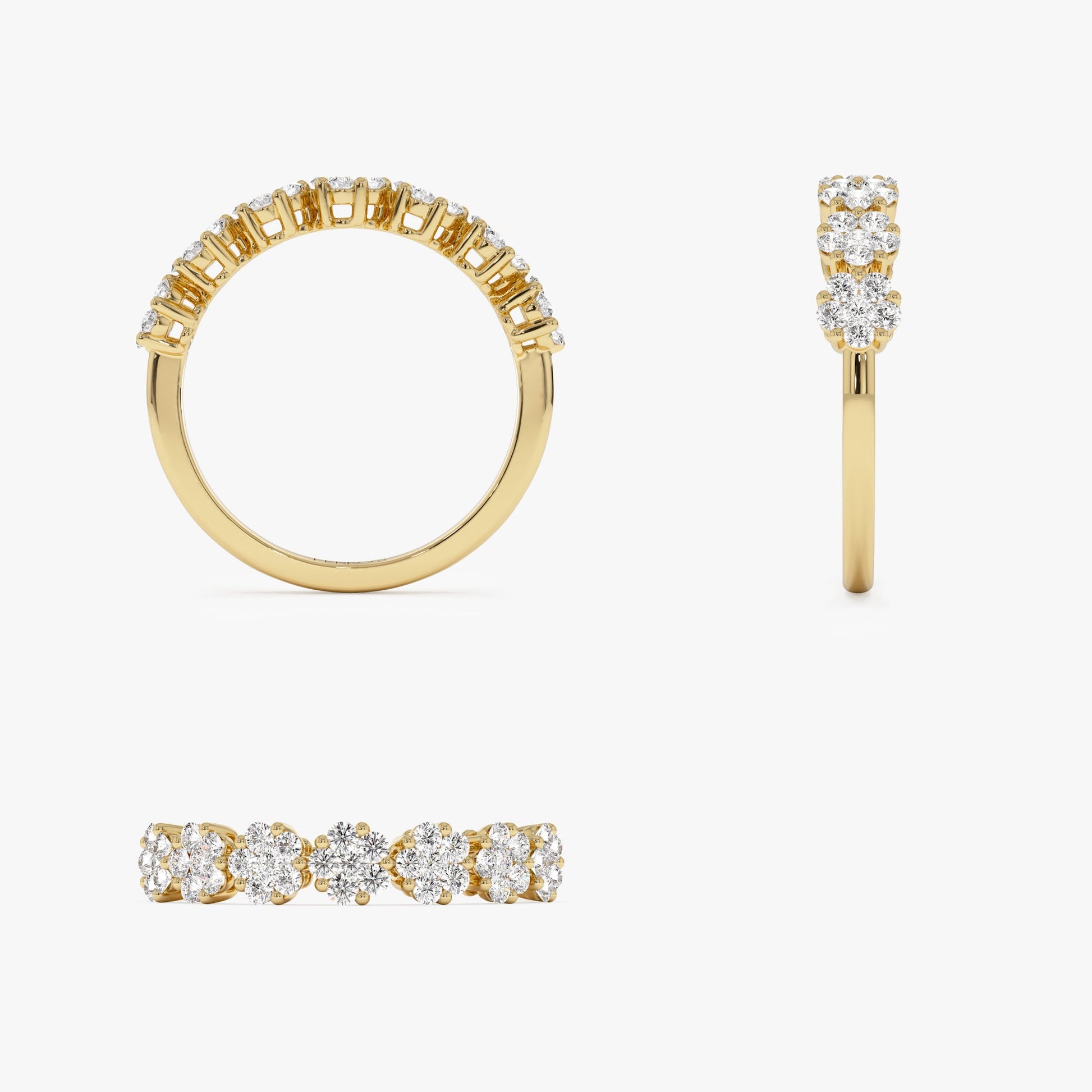 14k 0.50 ctw Illusion Setting Wedding Ring