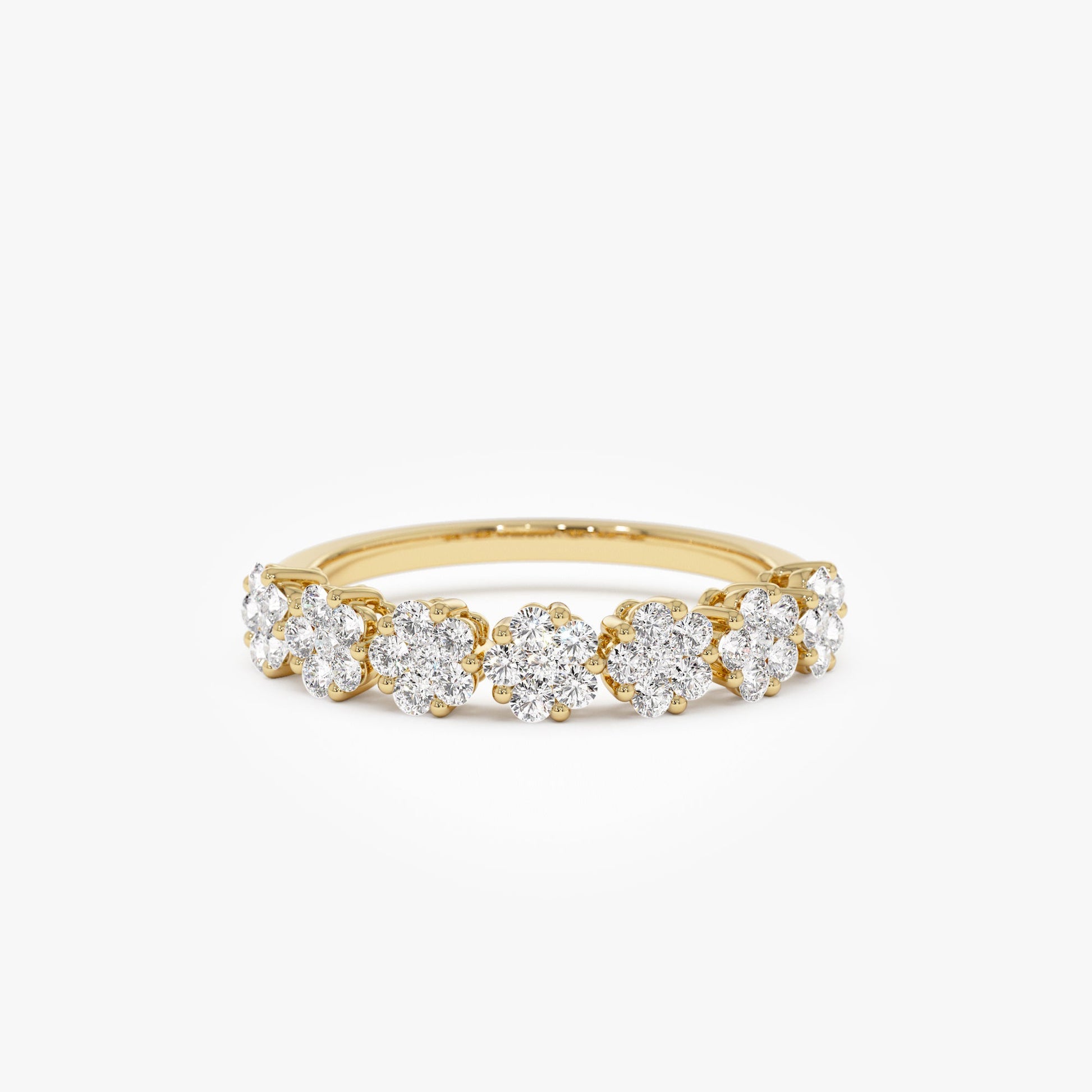 14k 0.50 ctw Illusion Setting Wedding Ring - Geum Jewels