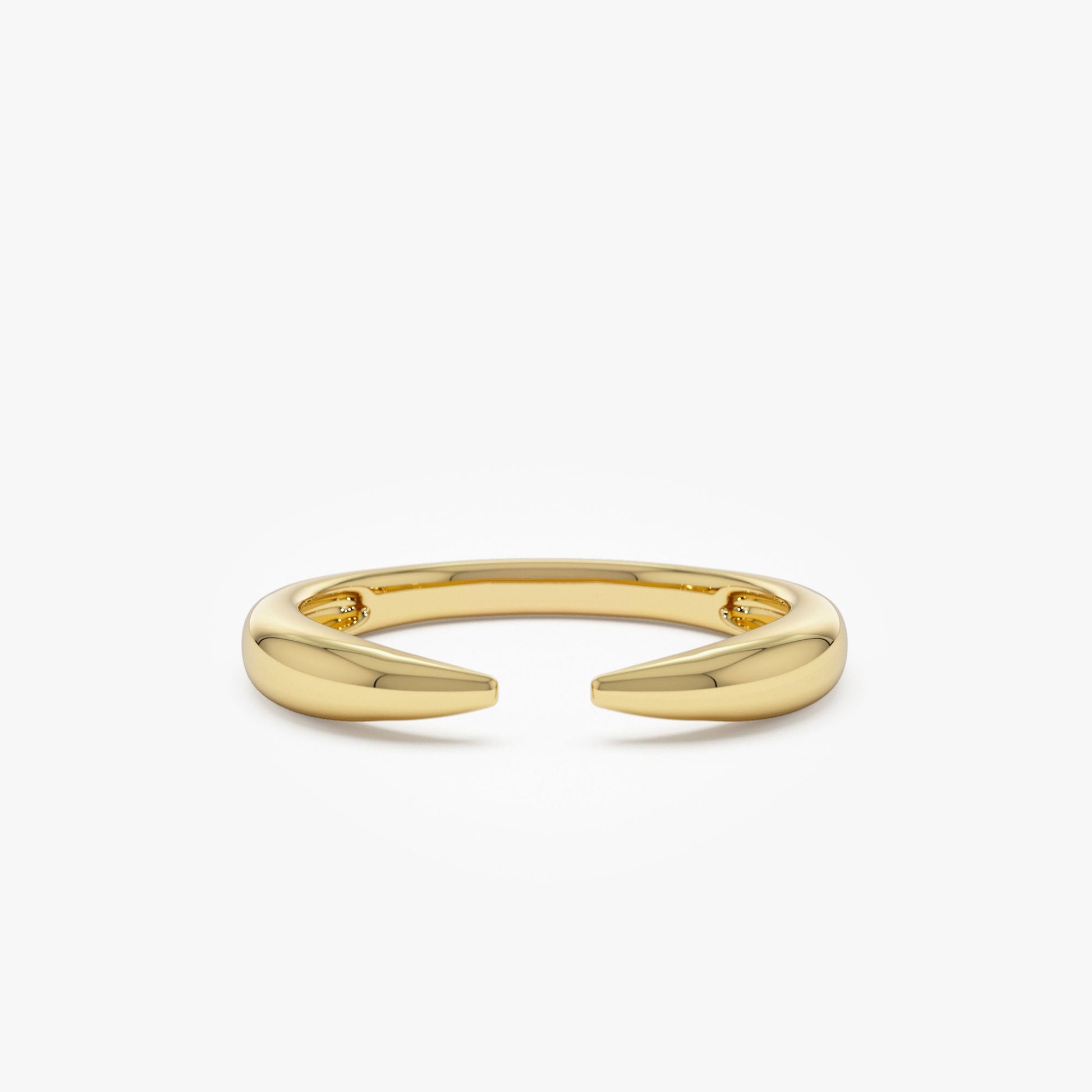 14K Open Claw Cuff Ring For Women - Geum Jewels