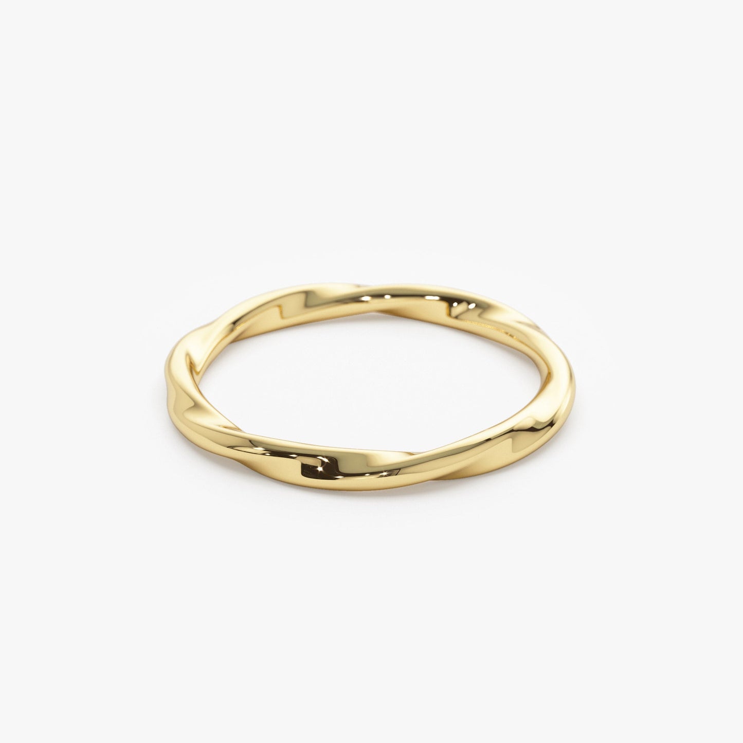 14k Wavy Promise Ring