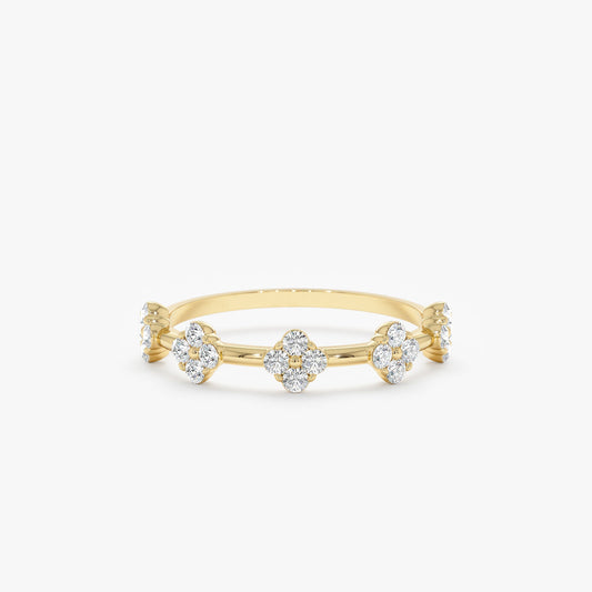 Diamond Multi Clover Ring, Emersyn - Geum Jewels